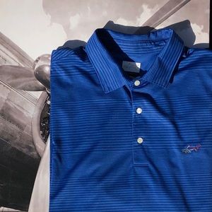 Greg Norman Collection Blue Golf Polo XL